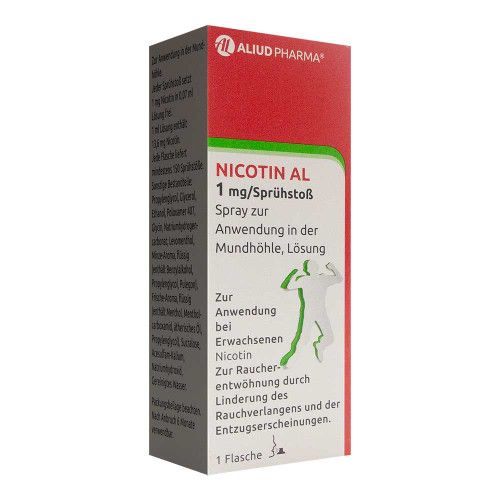 NICOTIN AL 1 mg/Sprühstoß Spray z.Anw.i.d.Mundhö.