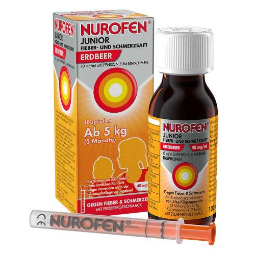 NUROFEN Junior Fieber-u.Schmerzsaft Erdbe.40 mg/ml