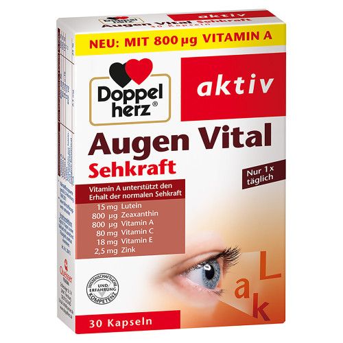 DOPPELHERZ Augen Vital Sehkraft aktiv Kapseln