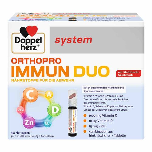 DOPPELHERZ Orthopro Immun Duo system Trinkampullen