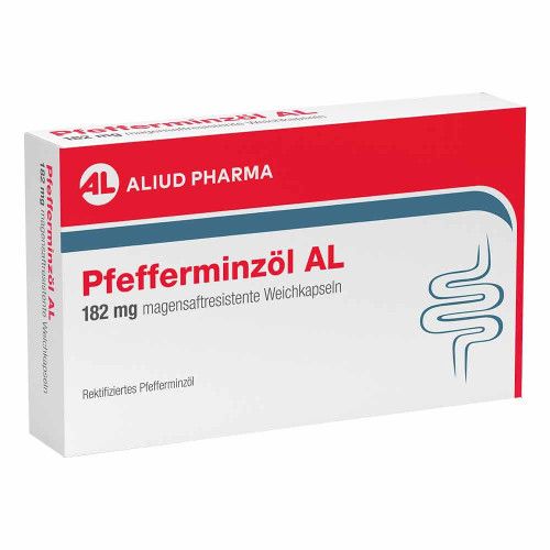 PFEFFERMINZÖL AL 182 mg magensaftres.Weichkapseln