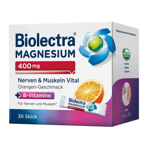 BIOLECTRA Magnesium 400 mg Nerven & Muskeln Vital