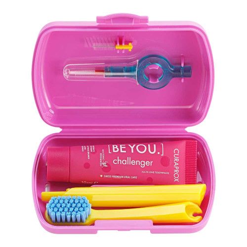 CURAPROX Travel-Set rosa