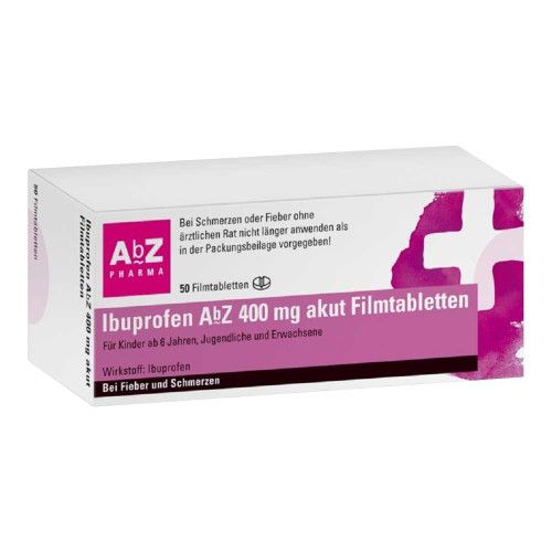 IBUPROFEN AbZ 400 mg akut Filmtabletten