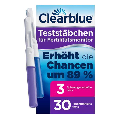 CLEARBLUE Fertilitätsmonitor Teststäbchen 30+3
