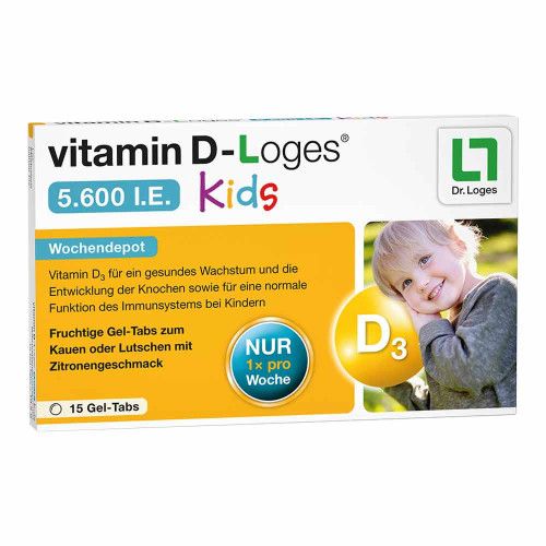 VITAMIN D-LOGES 5.600 I.E. Kids Kautabletten