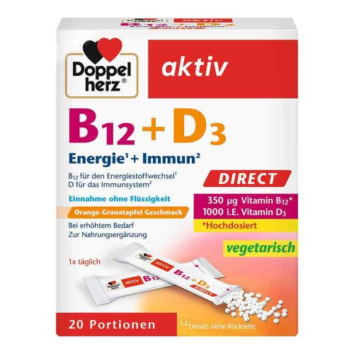 DOPPELHERZ B12+D3 DIRECT Pellets