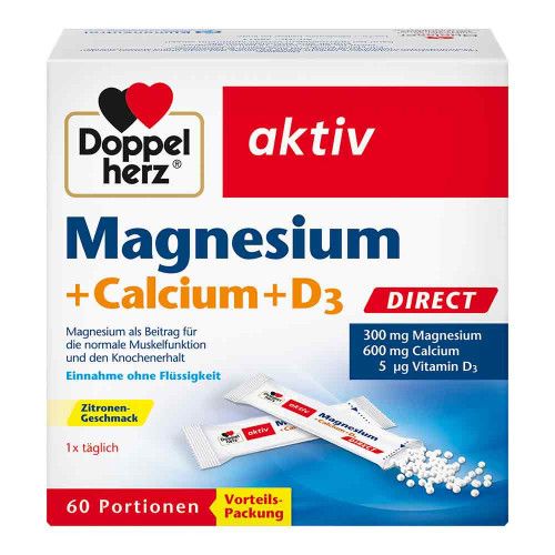 DOPPELHERZ Magnesium+Calcium+D3 DIRECT Pellets