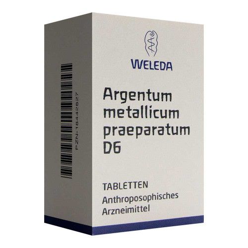 ARGENTUM METALLICUM praeparatum D 6 Tabletten