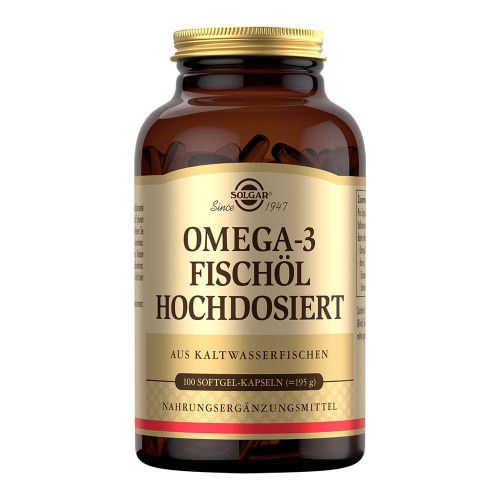 SOLGAR Omega-3 Fischöl hochdosiert Kapseln