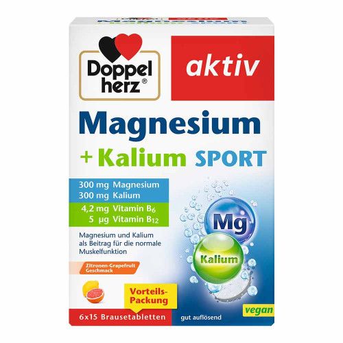 DOPPELHERZ Magnesium+Kalium Sport Brausetabletten