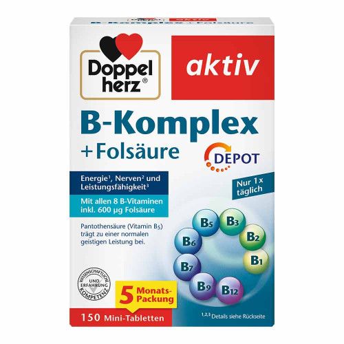 DOPPELHERZ B-Komplex+Folsäure Tabletten