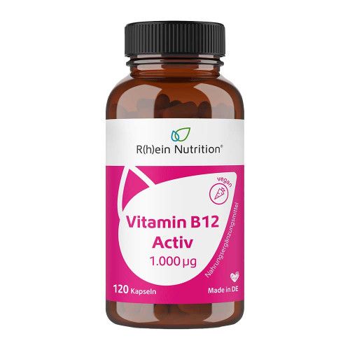 VITAMIN B12 ACTIV 1000 μg hochdosiert+vegan Kaps.