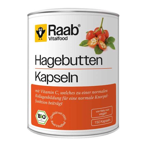 RAAB Vitalfood Hagebutte Bio Kapseln